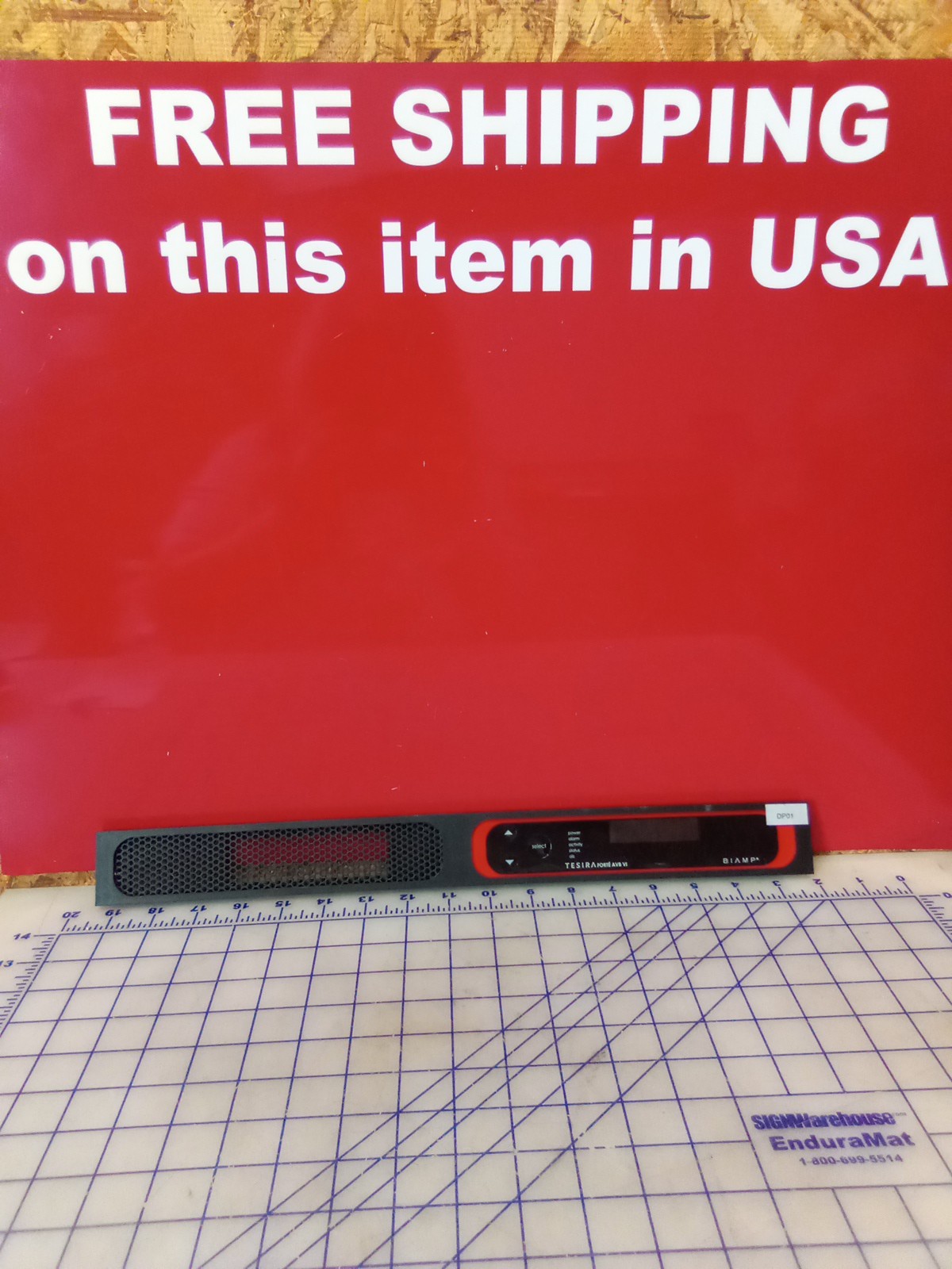 Tesira Forte AVB VI, DP01, Face-plate, No Box, Free Shipping