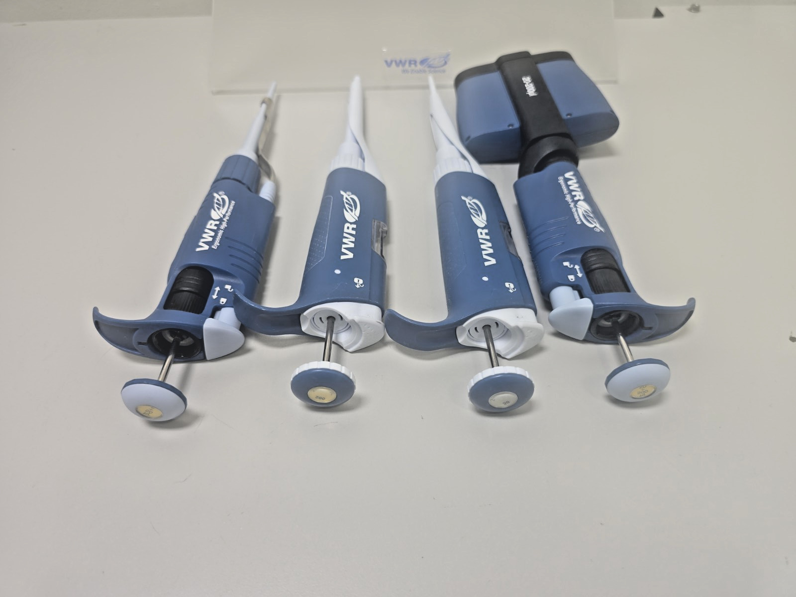 VWR Ergonomic High Performance Pipettes with Stand