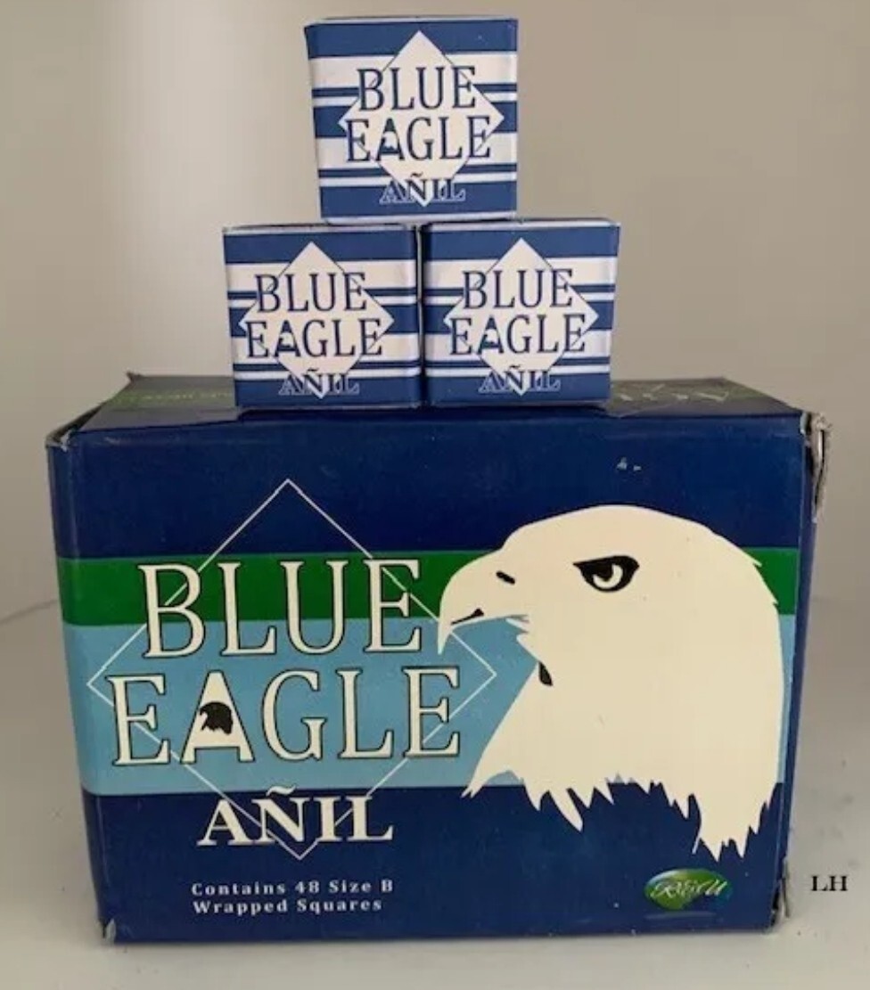 AÑIL BLUE DOVE CROWN BLUE SQUARES-BOX-48 PIECES AÑIL