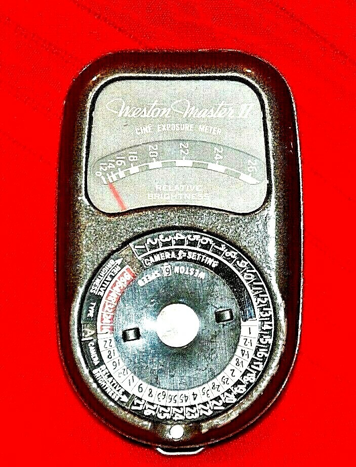 WESTON MASTER II, MODEL 736 VINTAGE LIGHT METER, FOR PARTS OR REPAIR, CLEAN COND