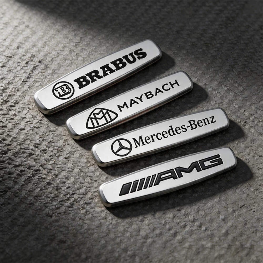 3D Metal Seat Sticker Badge Sticker Interior Sticker For Mercedes-benz AMG Mayba