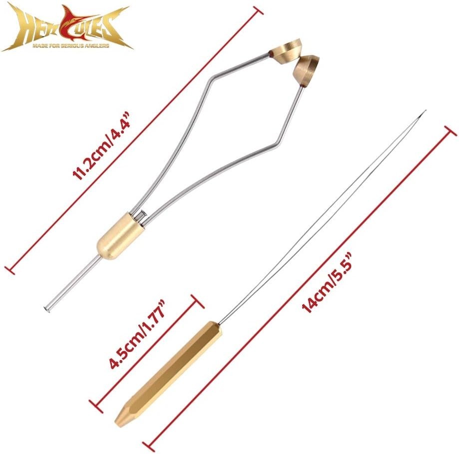 Fly Tying Tools Set: 2 Bobbins, Efficient Threader & Accessories