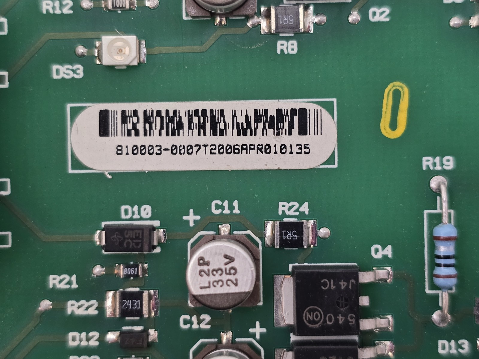 Liebert 02-810003-00 Control Circuit Board REV 7 PCB Assembly UPS System