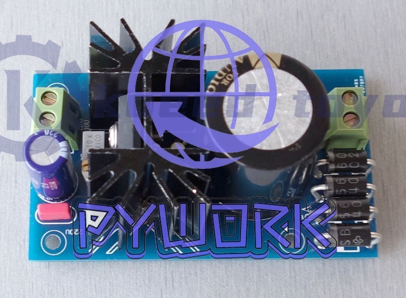 LT1083CP Linear adjustable voltage regulated DC power supply kit DIY