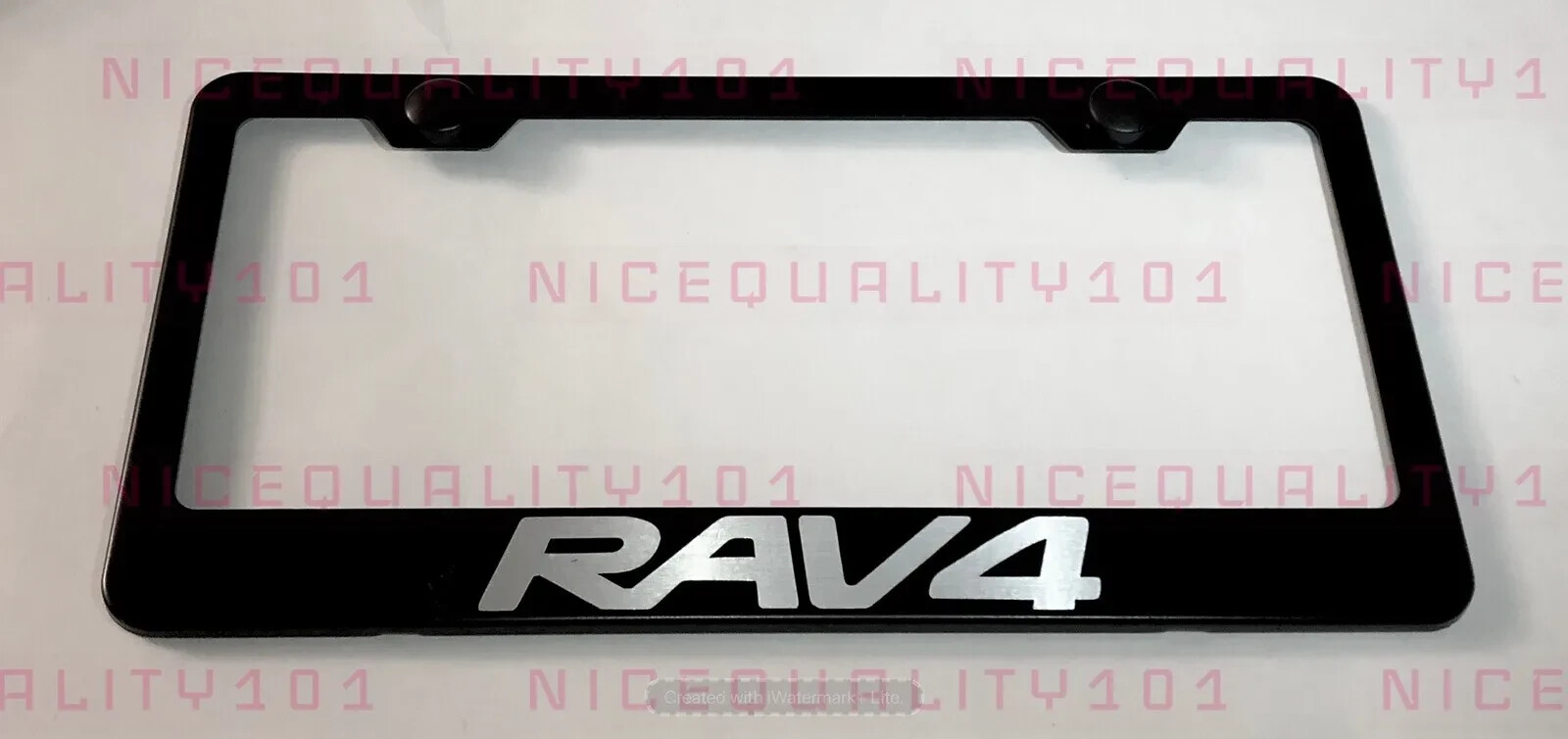 RAV4 Stainless Steel Finished License Plate Frame Holder Rust Free