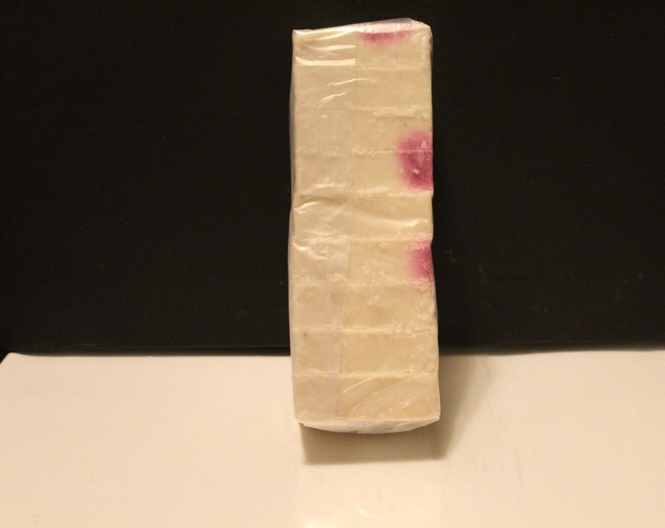 Pomegranate Cherry Handmade soap loaf precut 9 bars