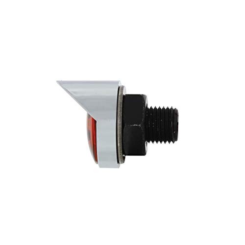 3 LED 1" Dual Function Auxiliary/Utility Light w/Visor - Amber LED/Amber