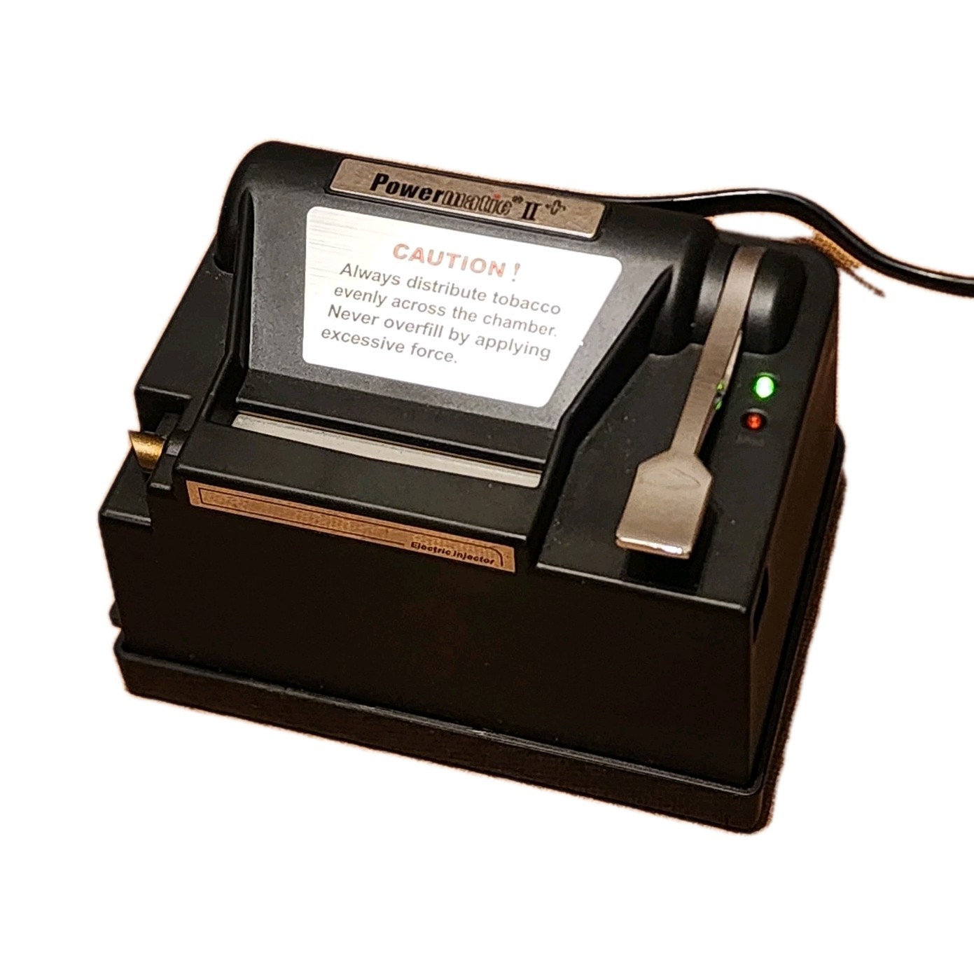 Powermatic II + Electric Tube Injector Cigarette Machine PM-II+ w/ Power Cord