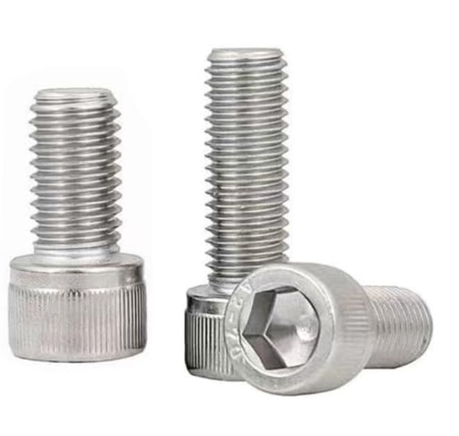 1/4-20x2 Socket Head Cap Screws Bolts, 304 Stainless Steel 18-8, Allen Socket...