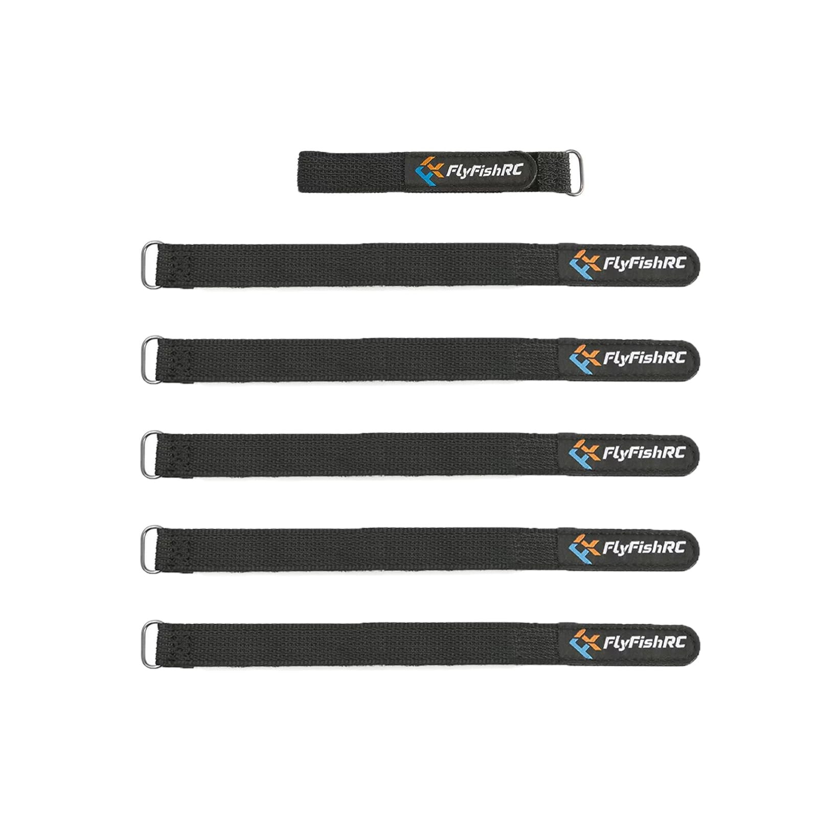 6PCS 20x250mm RC LiPo Battery Straps Non-Slip for FPV Drone Car Boat Rubberized