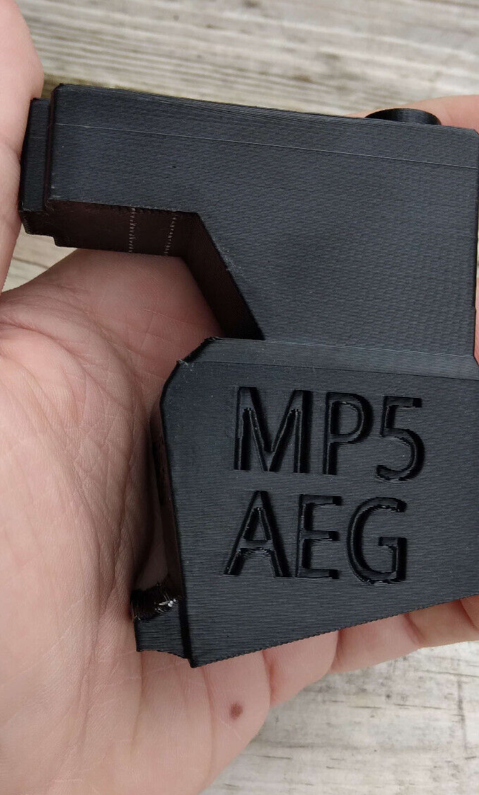 Airsoft MP5 AEG Odin Speedloader Adapter (Black)