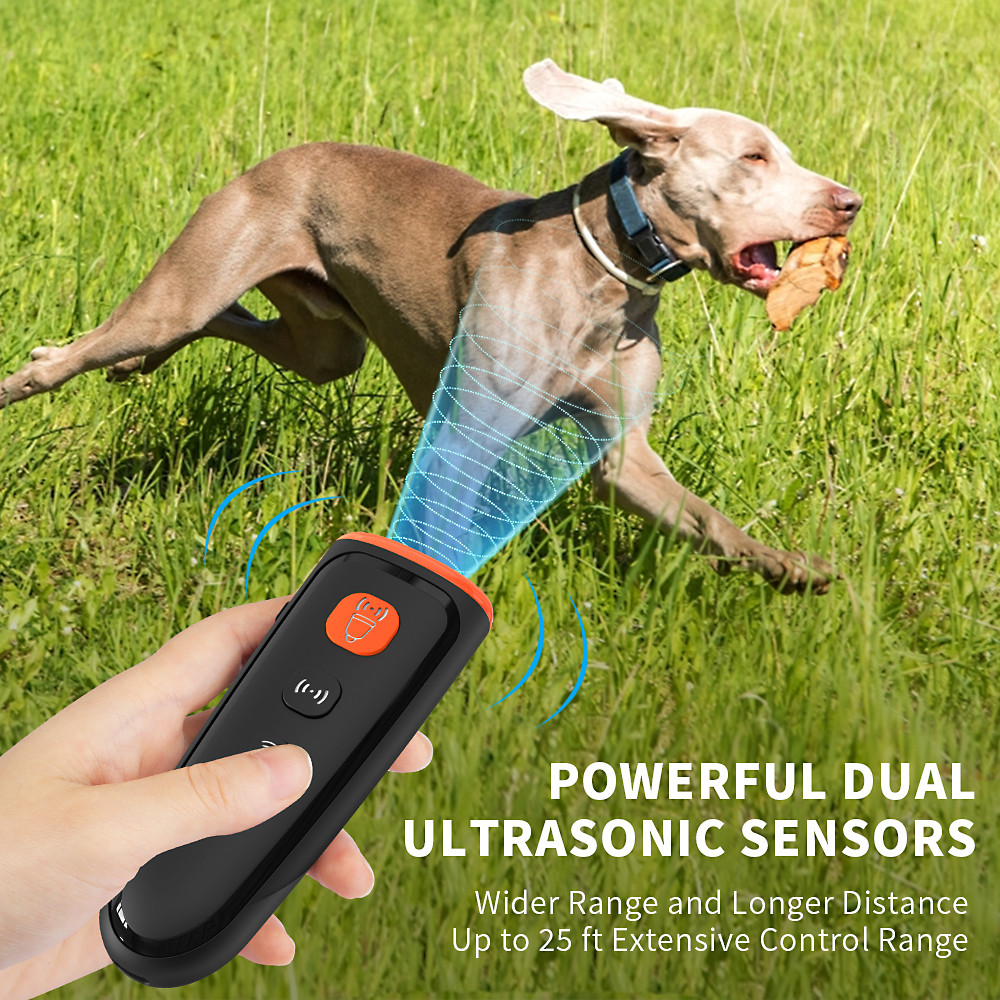 Ultrasonic Anti Dog Barking trainer with  3 USB rechargeable modes