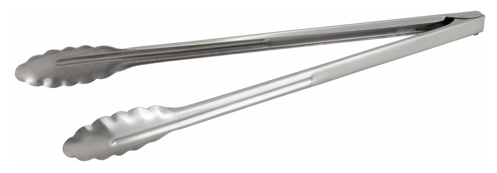 Coiled Spring Heavyweight Stainless Steel Utility Tong 16-Inch