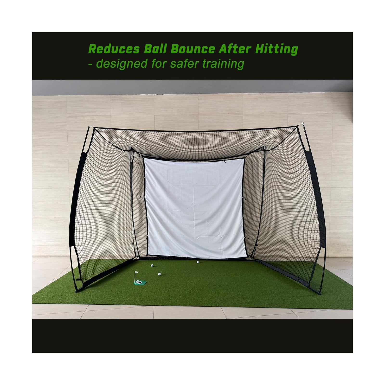 DCQ Golf Simulator Turf Flooring, Golf Mat for Indoor, Golf Simulator Accesso...