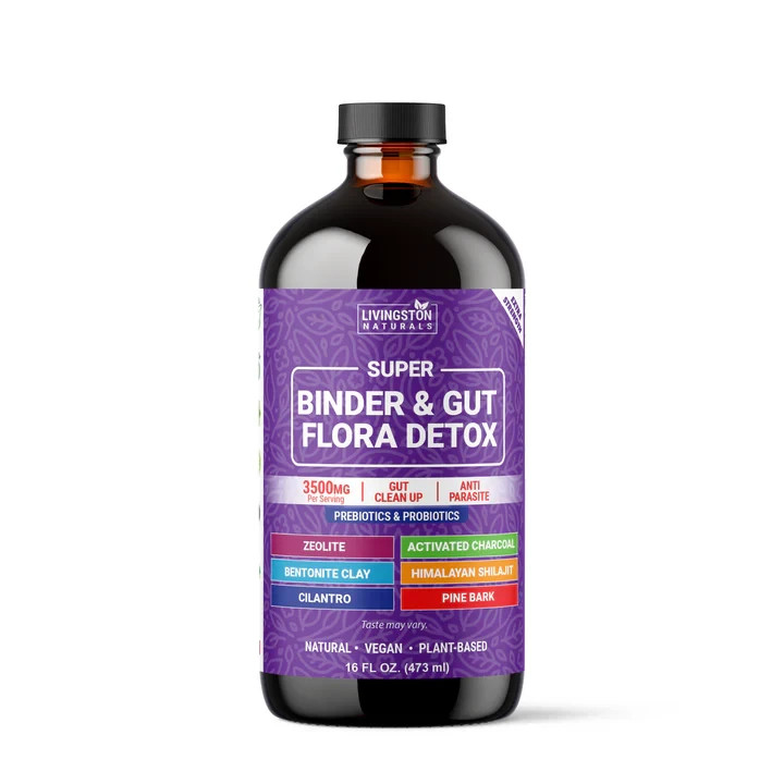 SUPER BINDER & GUT FLORA DETOX - NATURAL HERBAL LABS