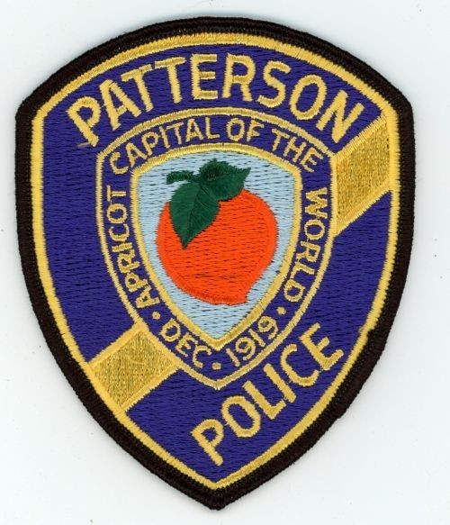 CALIFORNIA CA PATTERSON POLICE NICE SHOULDER PATCH SHERIFF