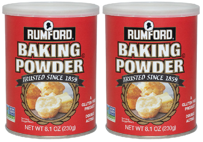 Gluten Free Double Acting Baking Powder ( 2 Cans, 8.1 oz. each)