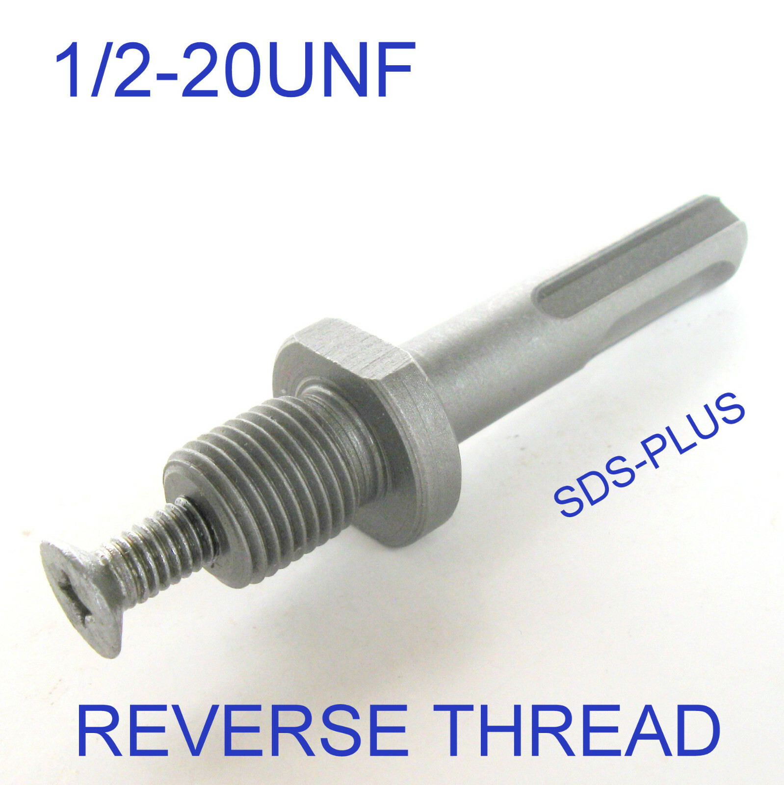 1 pc SDS Plus Chuck Adapter 1/2" 20UNF Thread with Reverse Screw sct-888