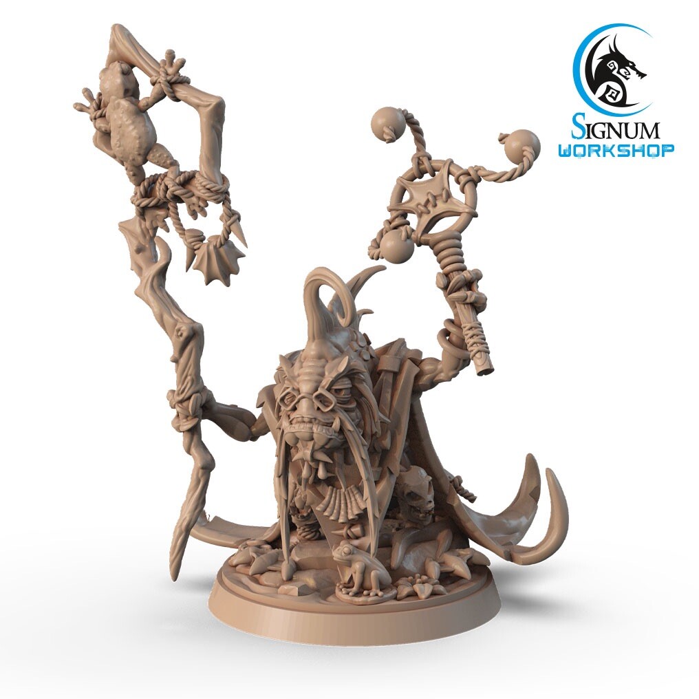 Khaako, the Night Storm,Signum Workshop, Wizard Mage Warlock Miniature