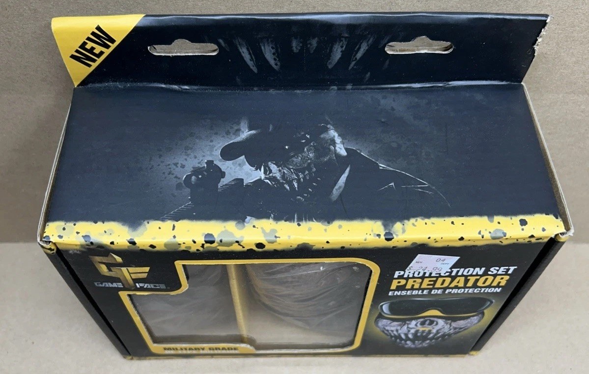 Paintball Goggles & Half Predator Mask Game Face Airsoft