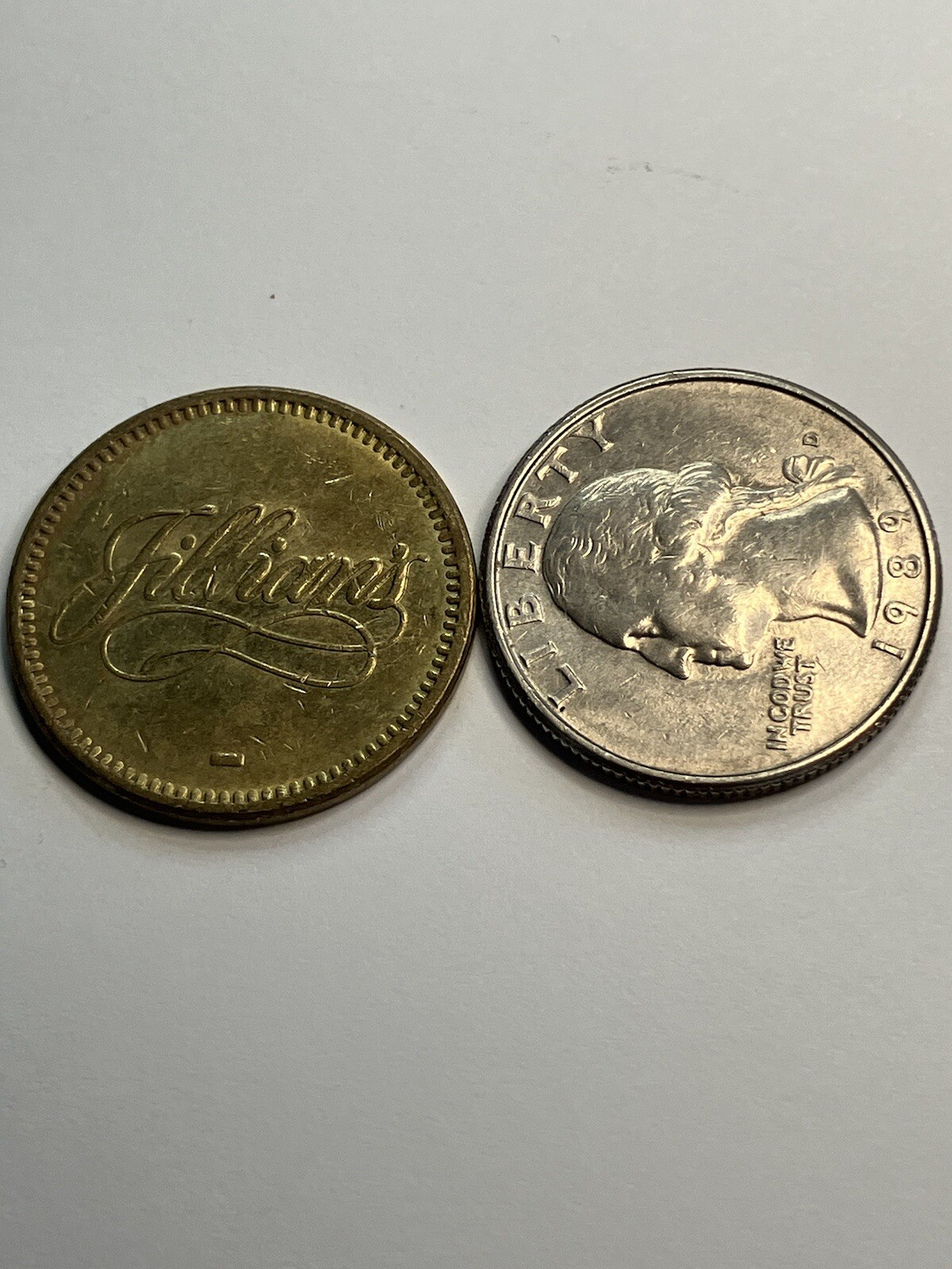 Vintage Jillian’s Arcade Token #sw1