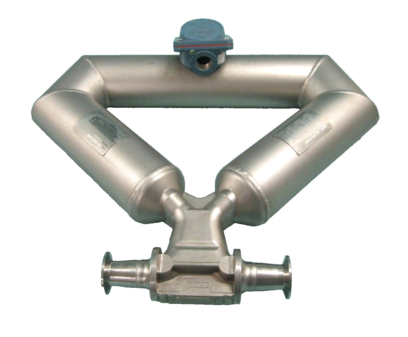 1" Micro Motion CMF100 Sanitary Tri Clamp Mass Flow Sensor 9-Wire H5
