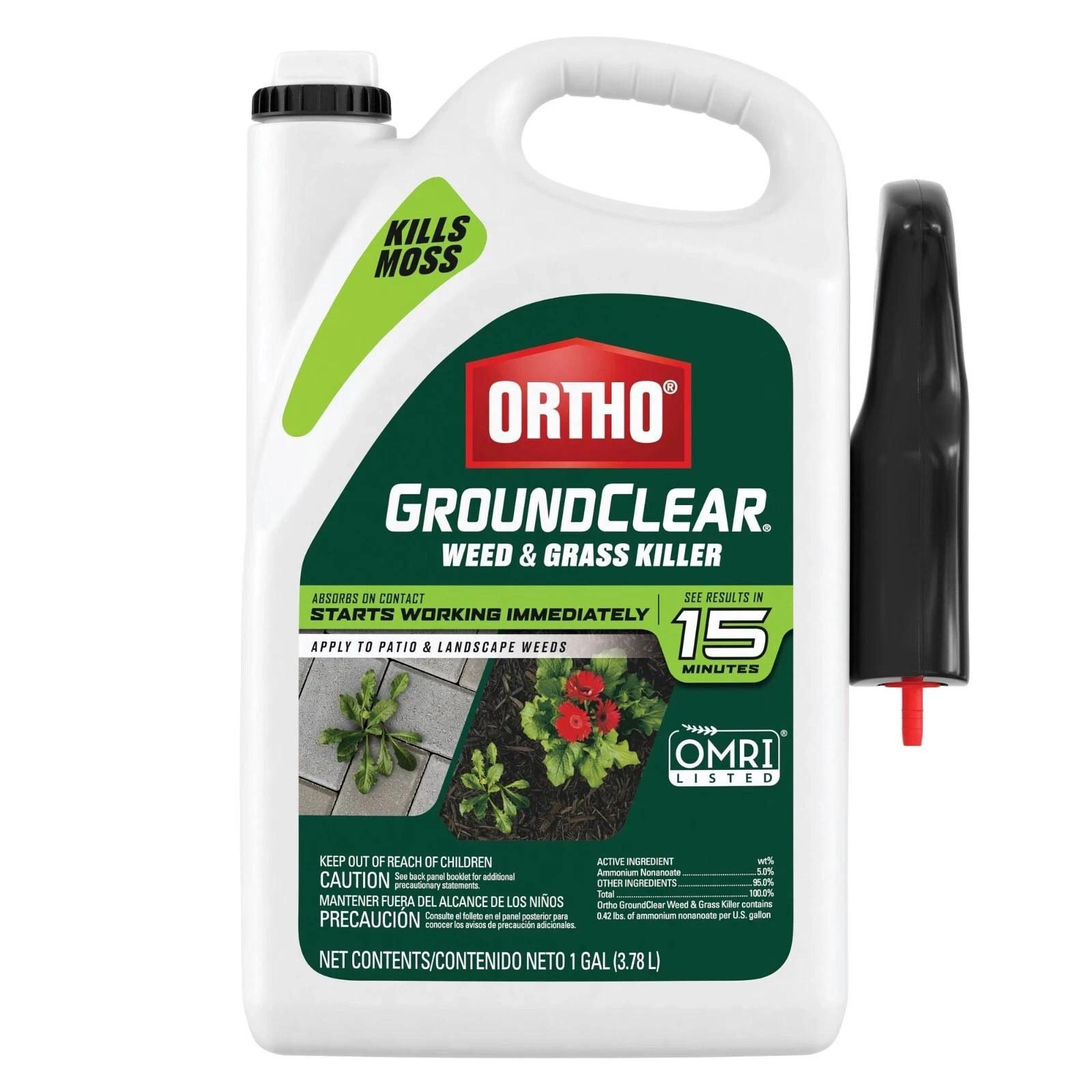 Ortho Ground Clear Weed and Grass Killer Ready-to-Use,1gallon