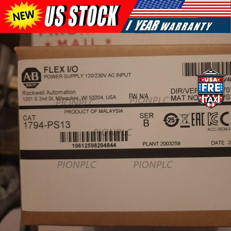 2022 Newest AB 1794-PS13 Power Supply Module In Box In Stock US Free Tax