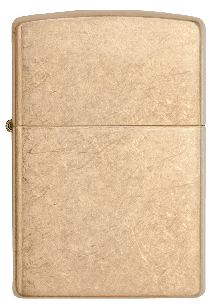 Zippo Armor Tumbled Brass Windproof Pocket Lighter, 28496