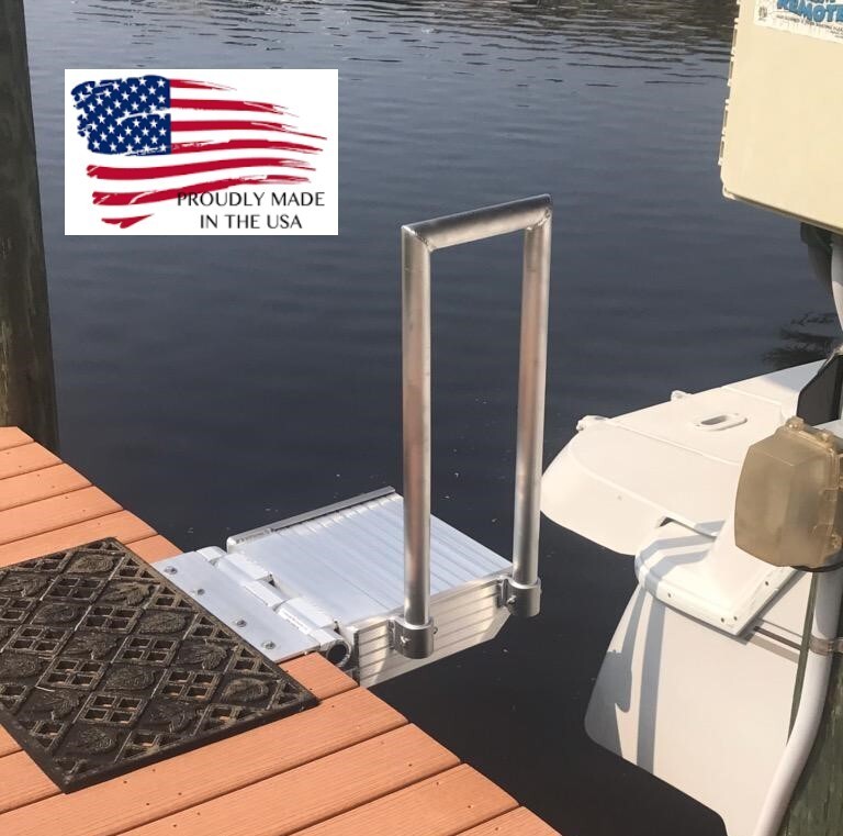 Boat Lift Boarding Platform, Dock Step