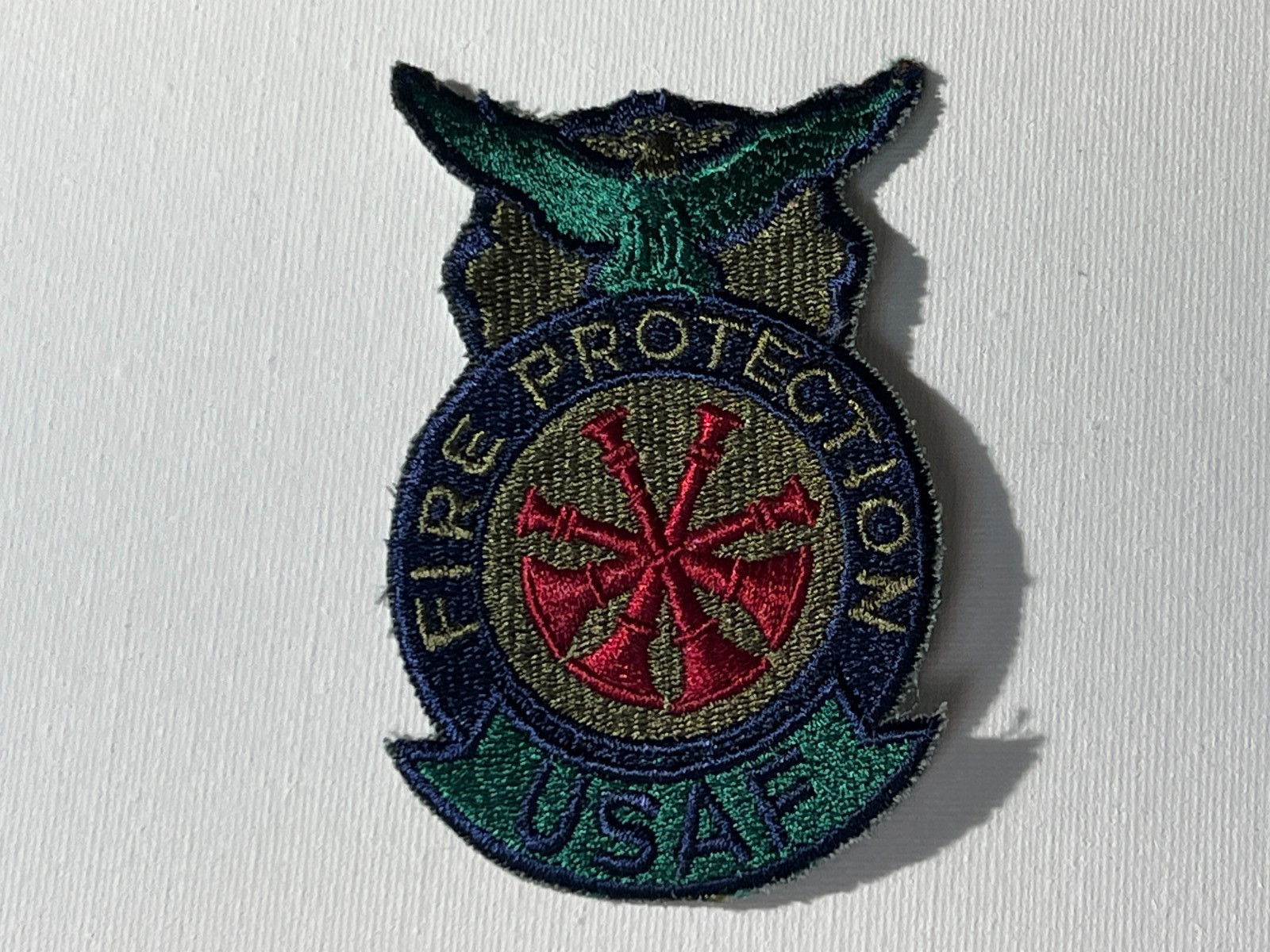USAF FIRE PROTECTION US AIR FORCE ISSUE PATCH
