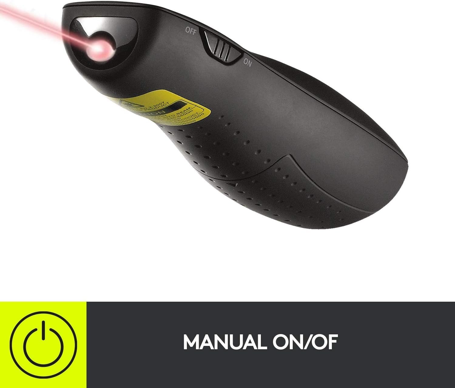 Wireless Presenter R400, USB-A PowerPoint Clicker with Laser Pointer, Wireles...