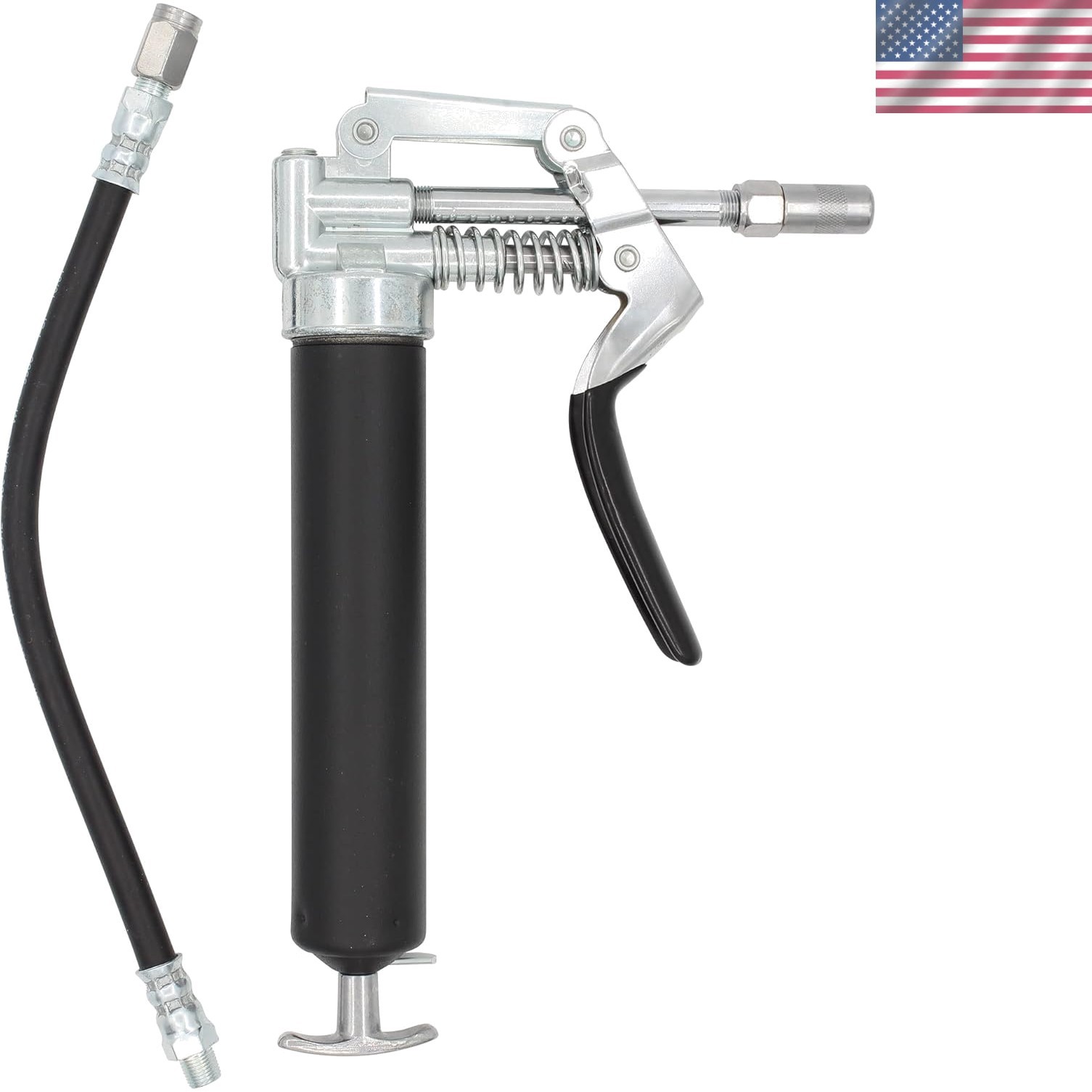Versatile Mini Grease Gun: 30-800 Model with 4500 PSI Power and Flexible Hose