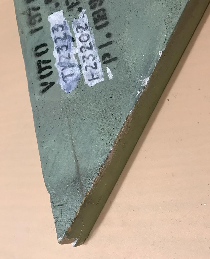 NASA Space Shuttle Fit Check Tile, Challenger 099 Only Unique Upper Elevons
