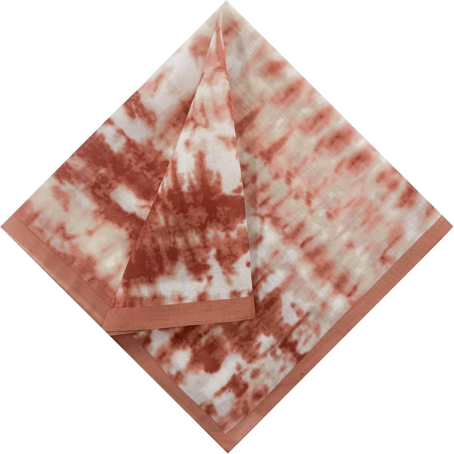 Single Pack Bandanas 60s Premium Cotton Soft Thin Handfeel Large Handkerchief fo