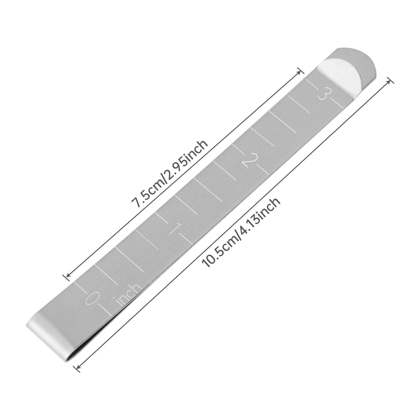 20 pcs Sewing Rulers Metal Sewing Crimping Clip 3 Inch For Handmade Clothing US