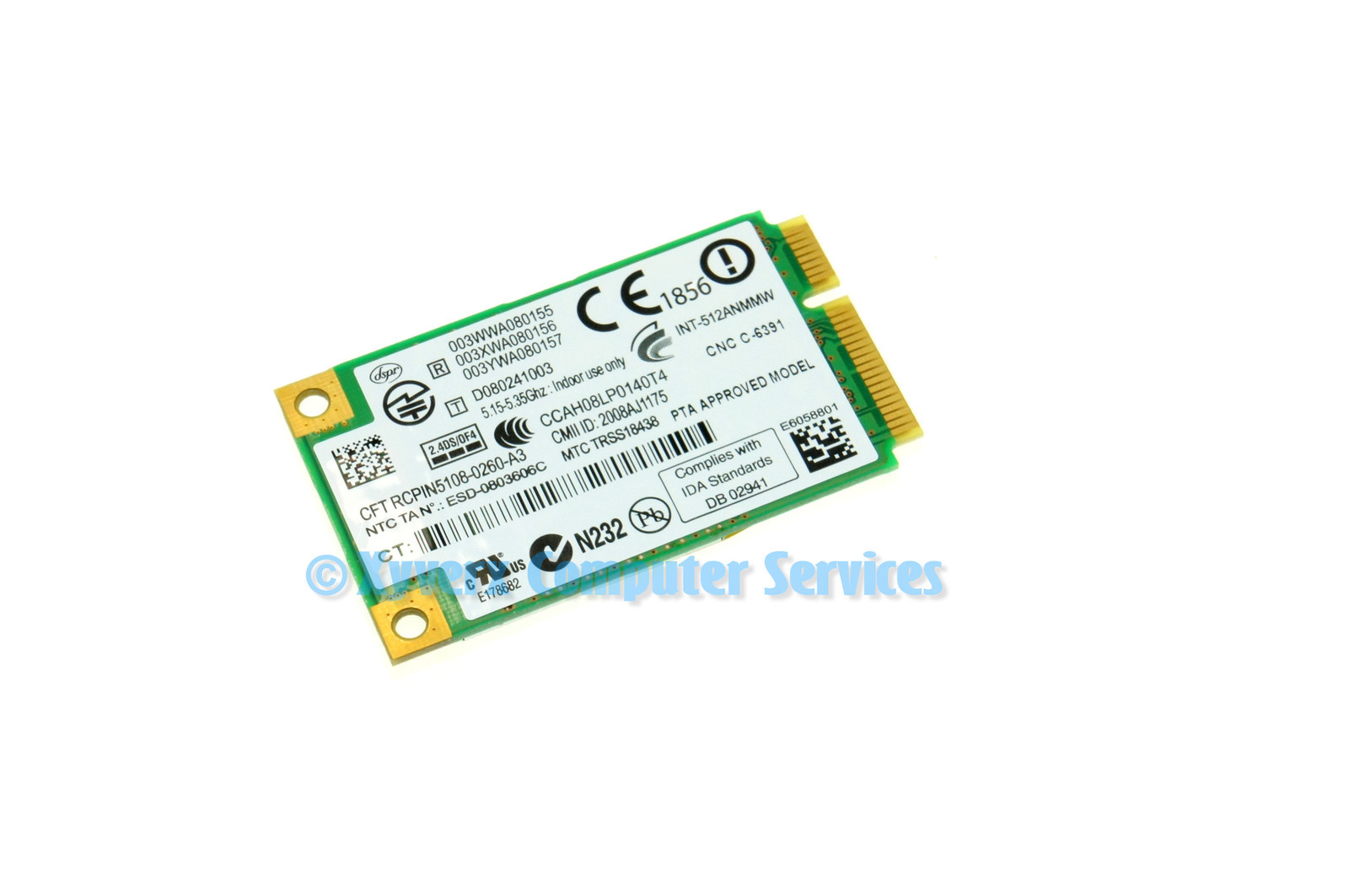 11S43Y6494 43Y6493 GENUINE LENOVO WIRELESS CARD THINKPAD T400 (CA710)