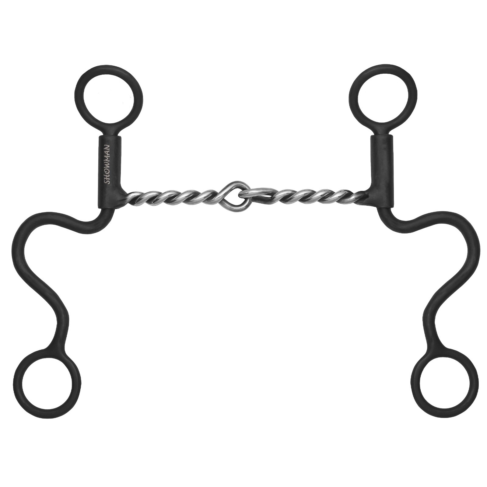 TWISTED MOUTH Short Shank Steel Horse Bit