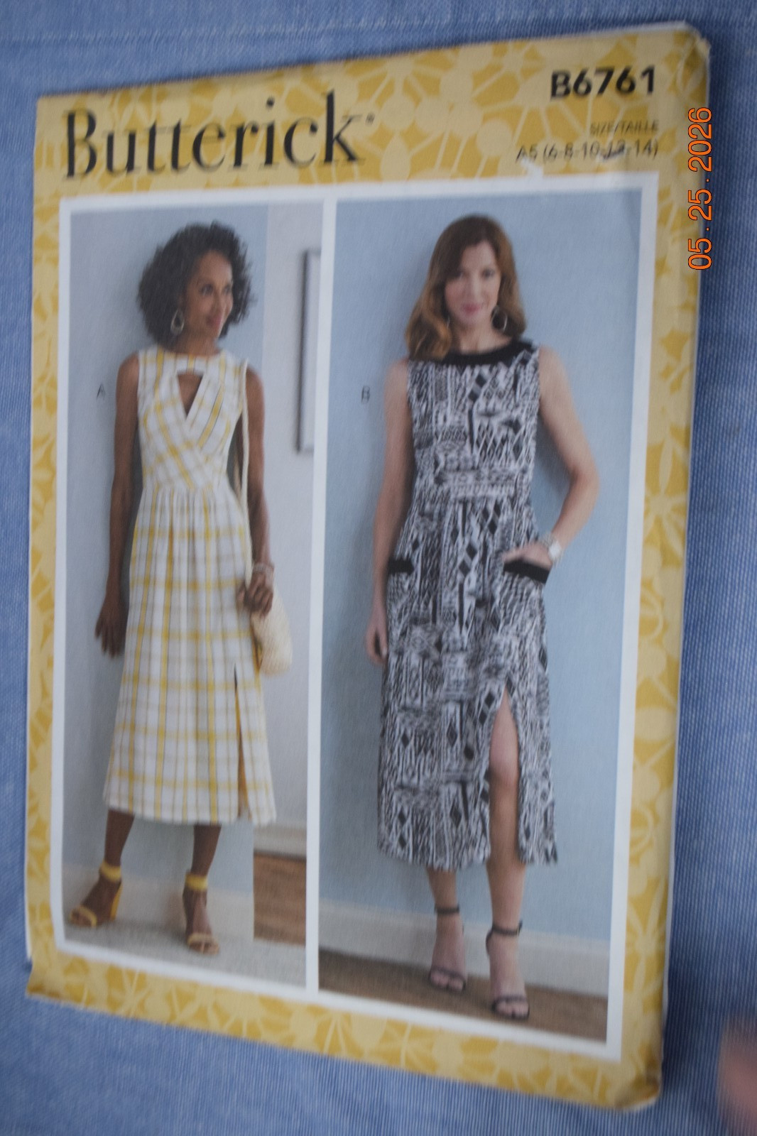 Butterick 6761 Misses / Miss Petite Dresses Pattern Sz 6-14 Uncut