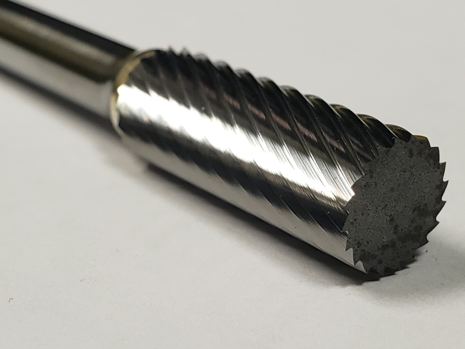SA3LS Cylindrical Tungsten Carbide Burr Bur Cutting Tool Die Grinder Bit 1/4"