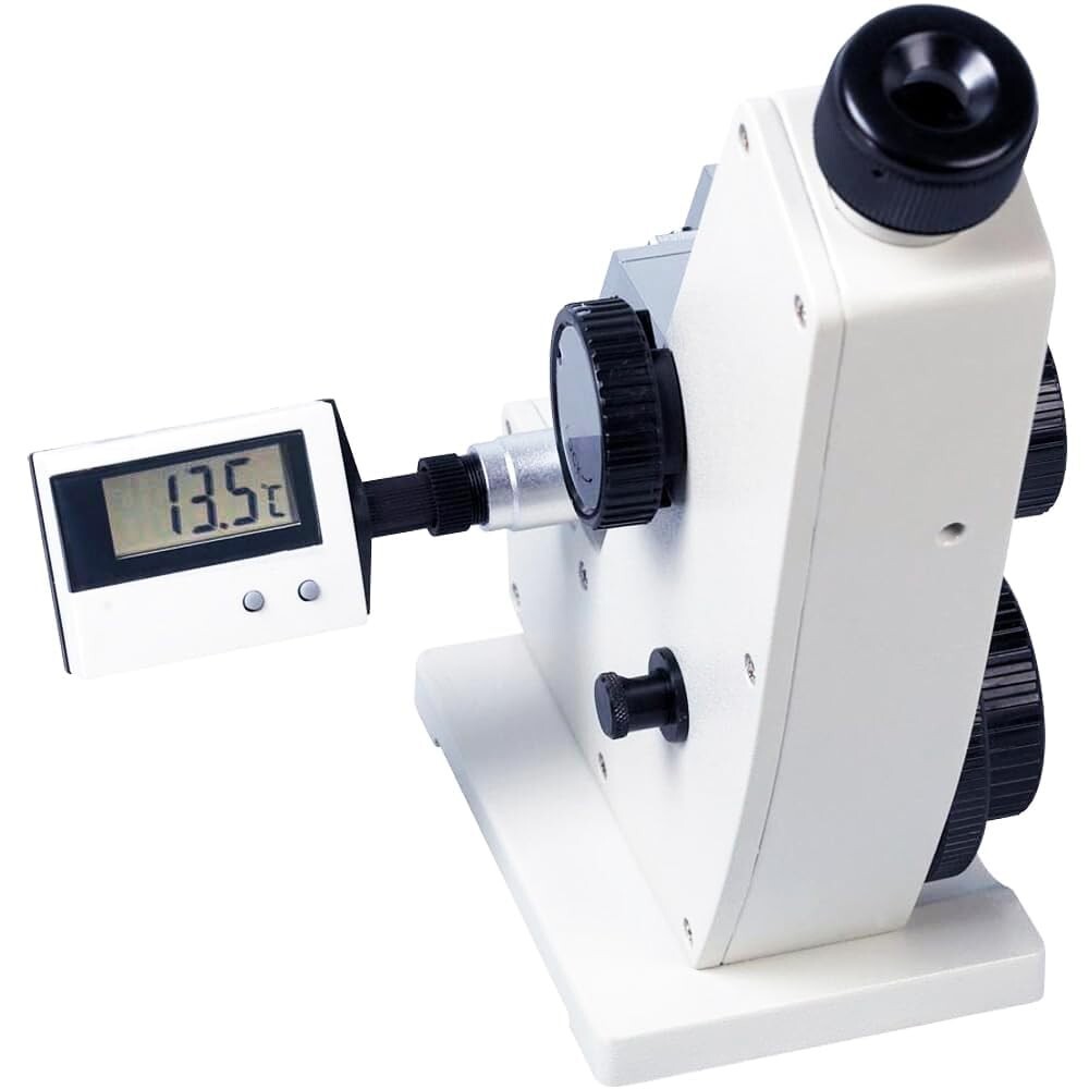 Abbe Refractometer Monocular Abbe Refractometer Temperature Digital Display