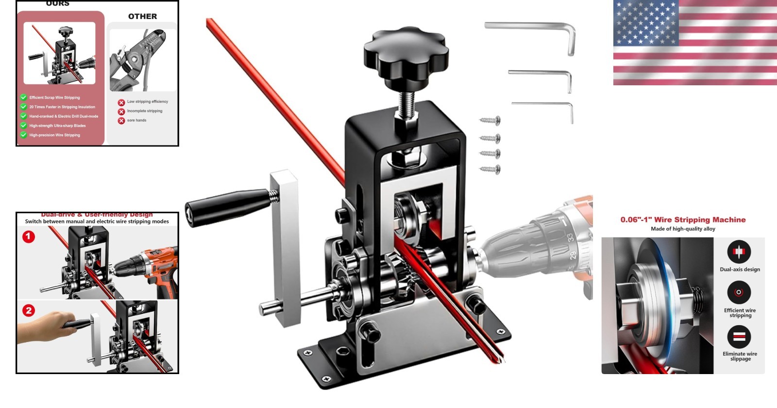 Professional Grade Wire Stripper - 3-