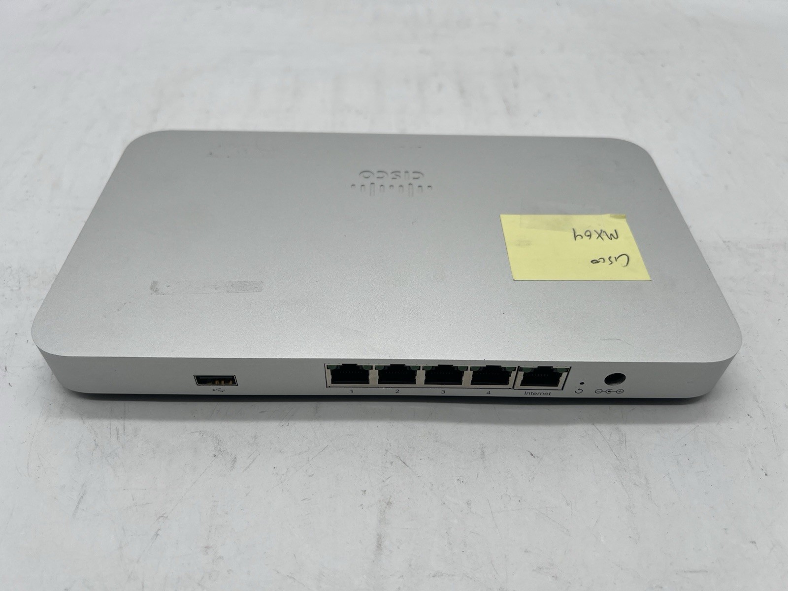 Cisco Meraki MX64-HW Cloud Managed Firewall-No Power Supply