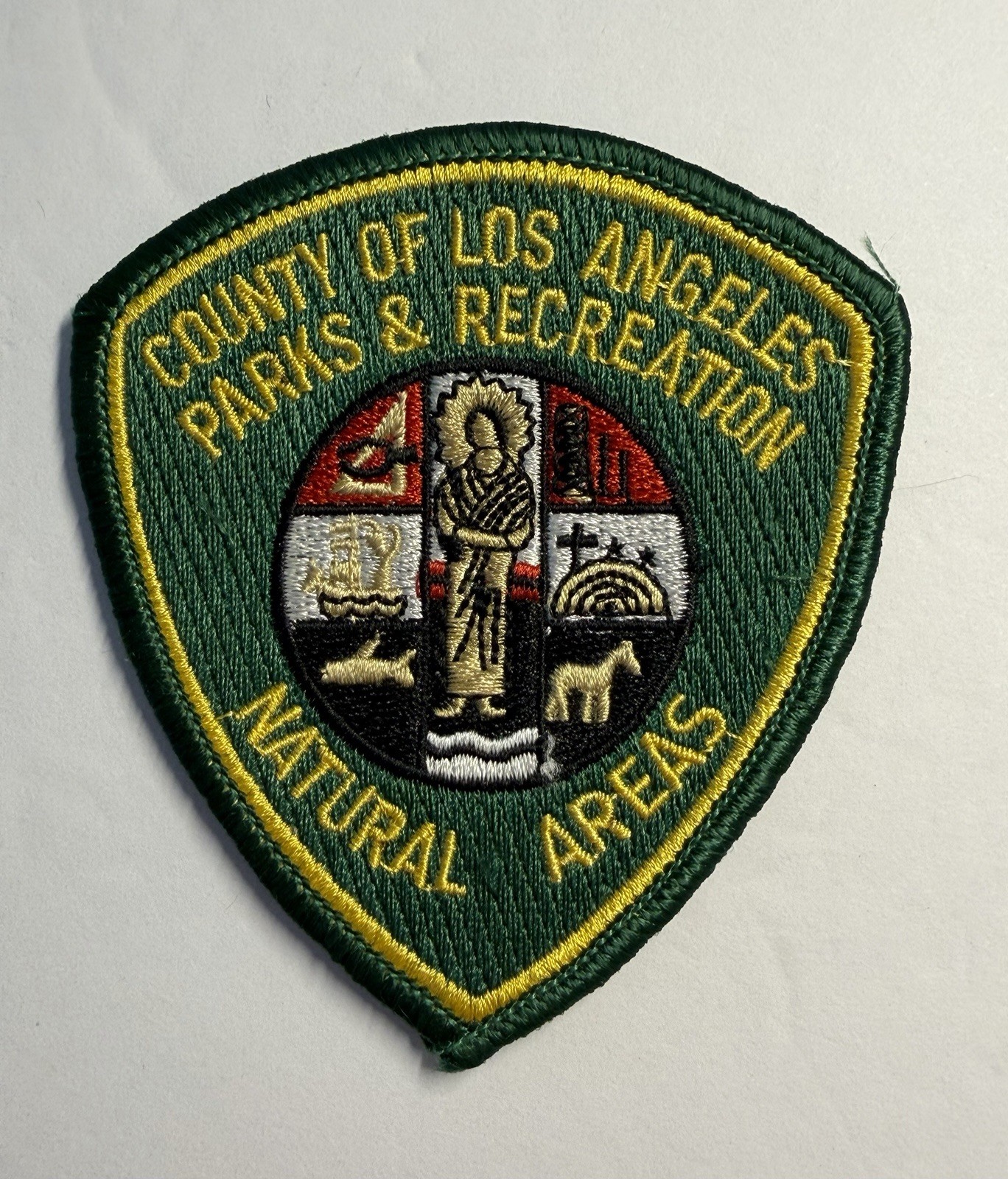 VINTAGE CALIFORNIA LOS ANGELES COUNTY PARK& RECREATION NATURAL AREAS PATCH #D26