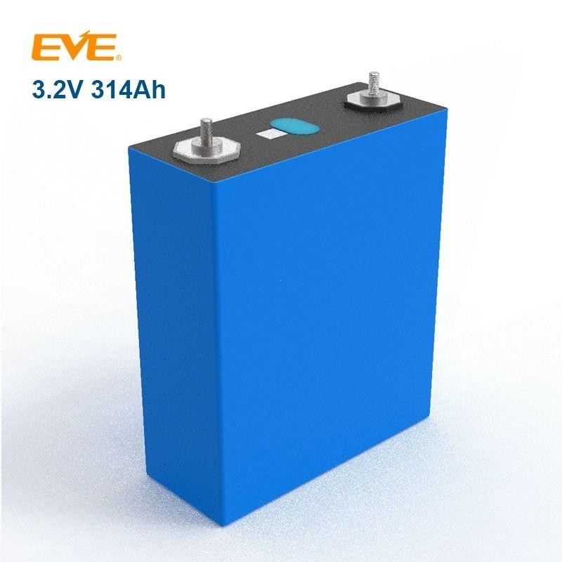 (1) EV Grade A+ EVE 3.2V 314Ah MB31 Rechargeable LiFePO4 Prismatic Battery Cell