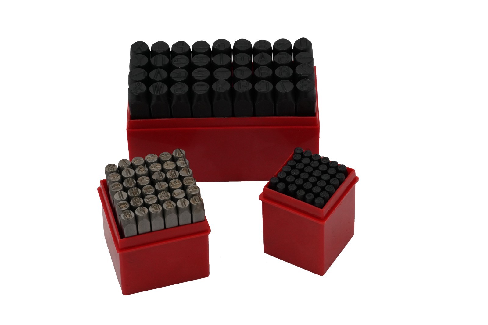 Steel Letter Number Stamp Set 36pc 1/8 1/4 3/8 Metal Leather Wood Punch Kit