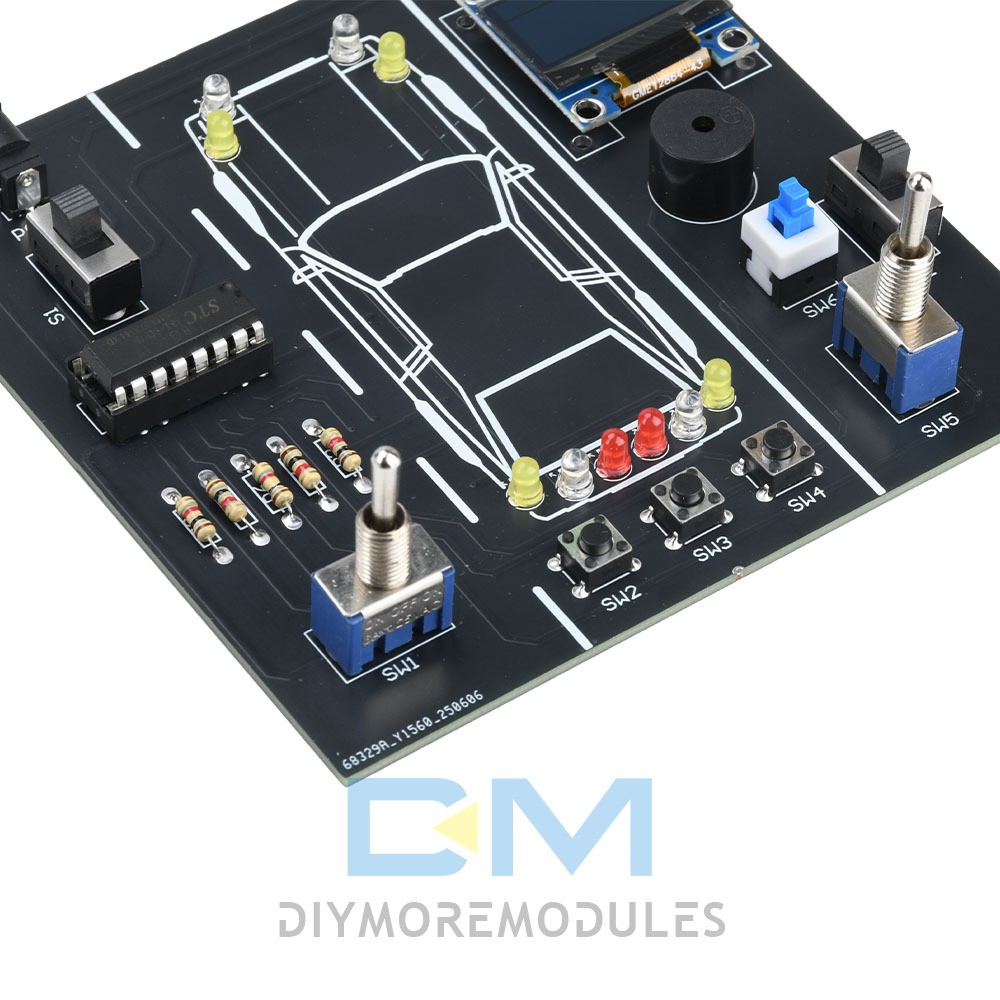 DIY Car Driving Simulation Soldering Practice Kit Electronic Kit Solder Kit