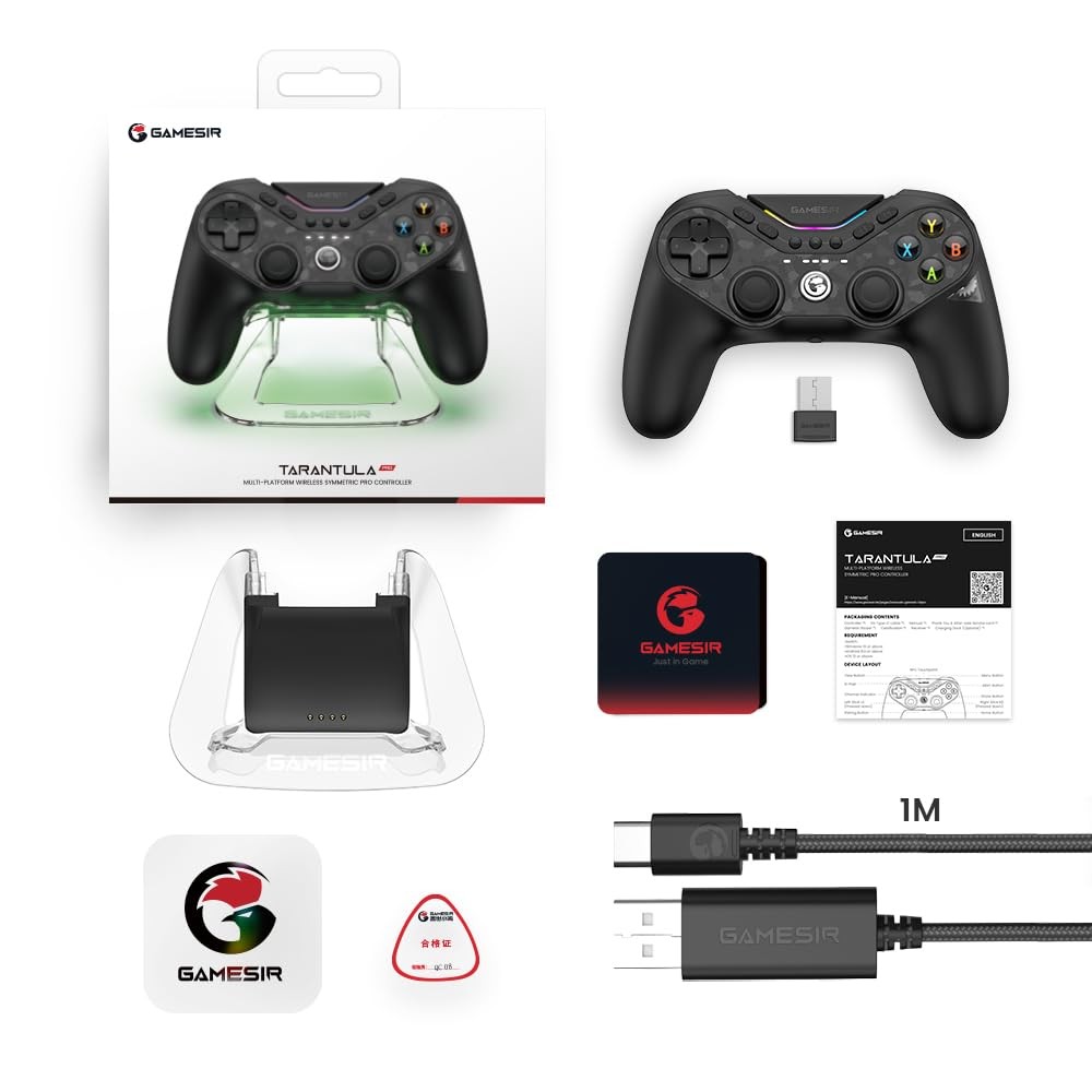 GameSir T3 Pro Wireless Game Controller PC Gamepad for Switch/PC/iOS/Android