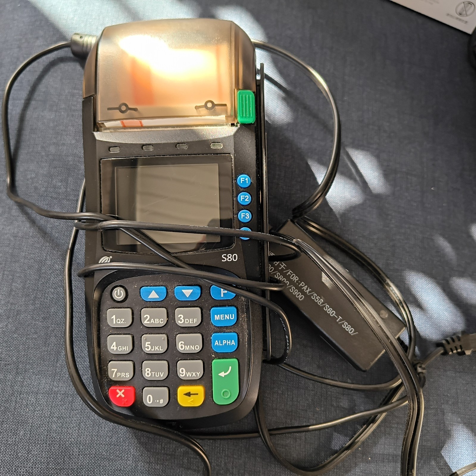 PAX S80 EMV NFC Credit Card Machine - Black