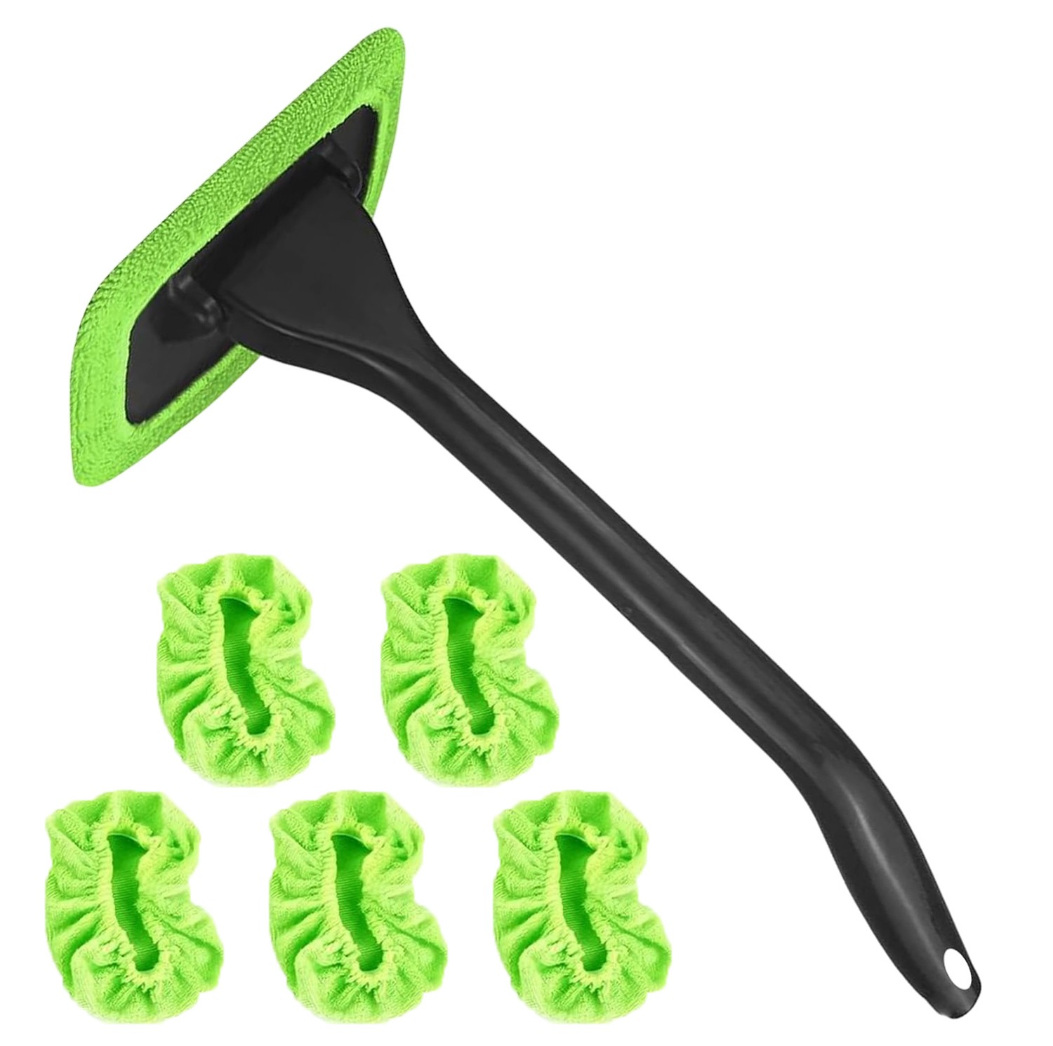 NEW Windshield Cleaner Wand Microfiber Car Inside Window Cleaning Tool Anti Fog